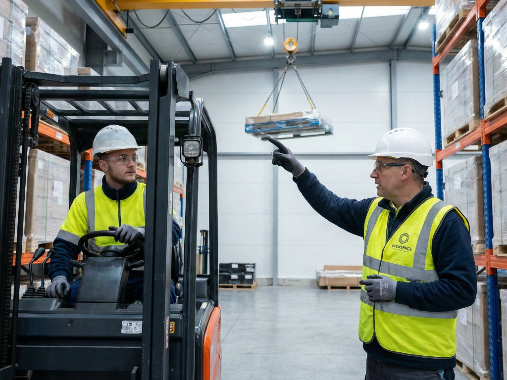 Carretilla y Puente Grúa