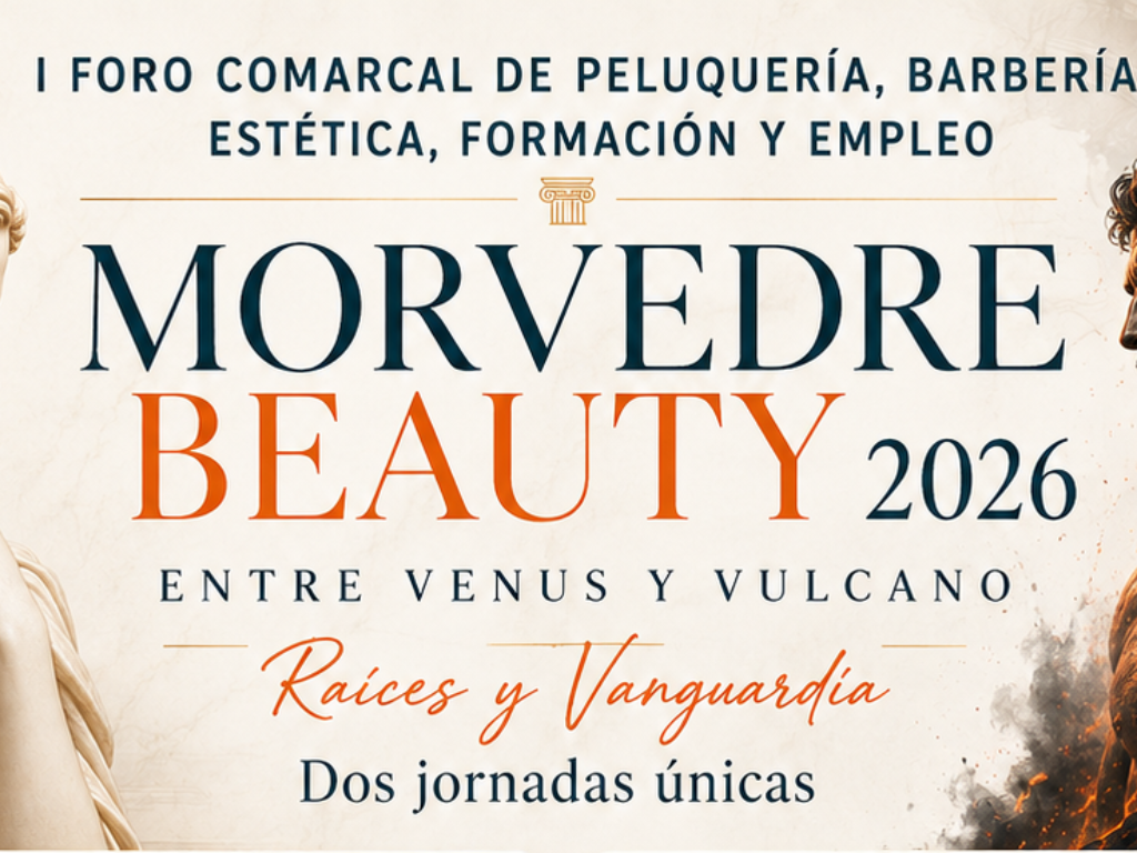 Open Space Comarcal celebra la primera edición de MORVEDRE BEAUTY 2026, el nuevo foro comarcal de peluquería, barbería y estética